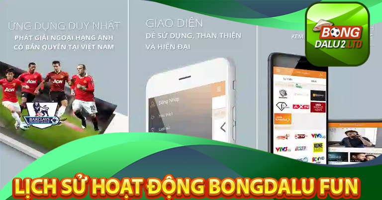 Lịch sử hoạt động của bongdalu fun 