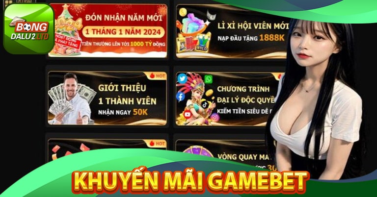 Chính sách khuyến mãi gamebet tặng 100k cho người chơi mới 