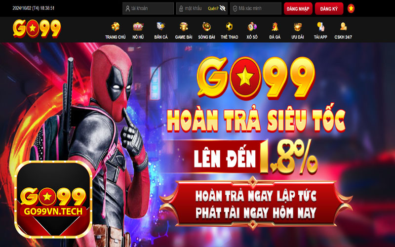 Giao diện Go99